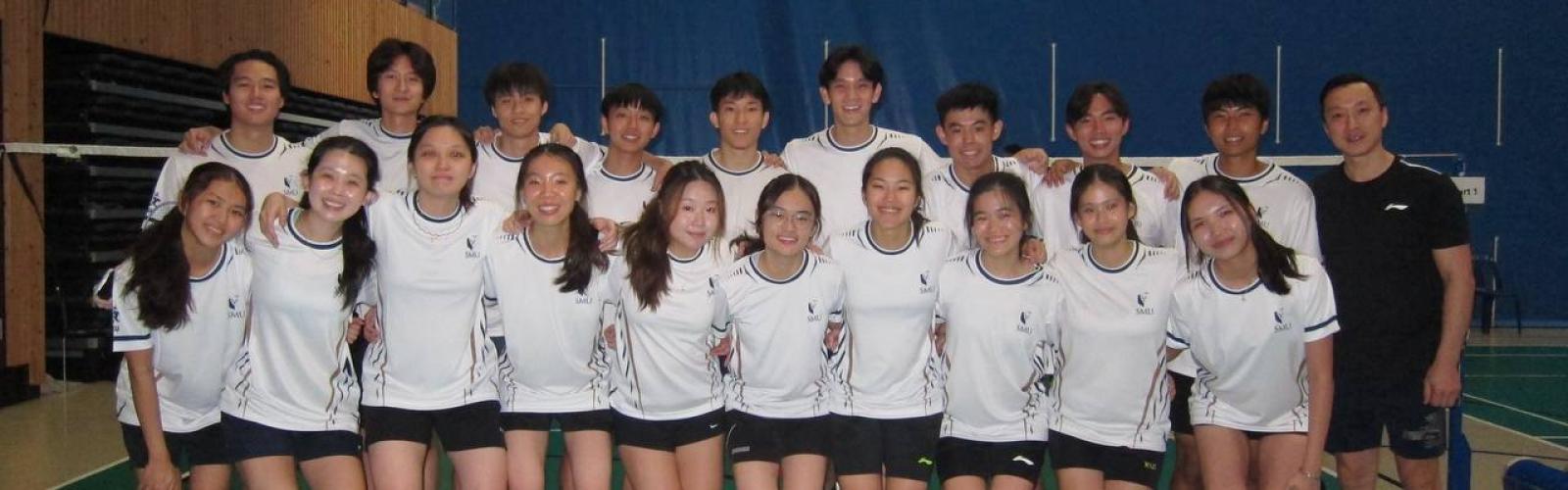 SMU Badminton Banner